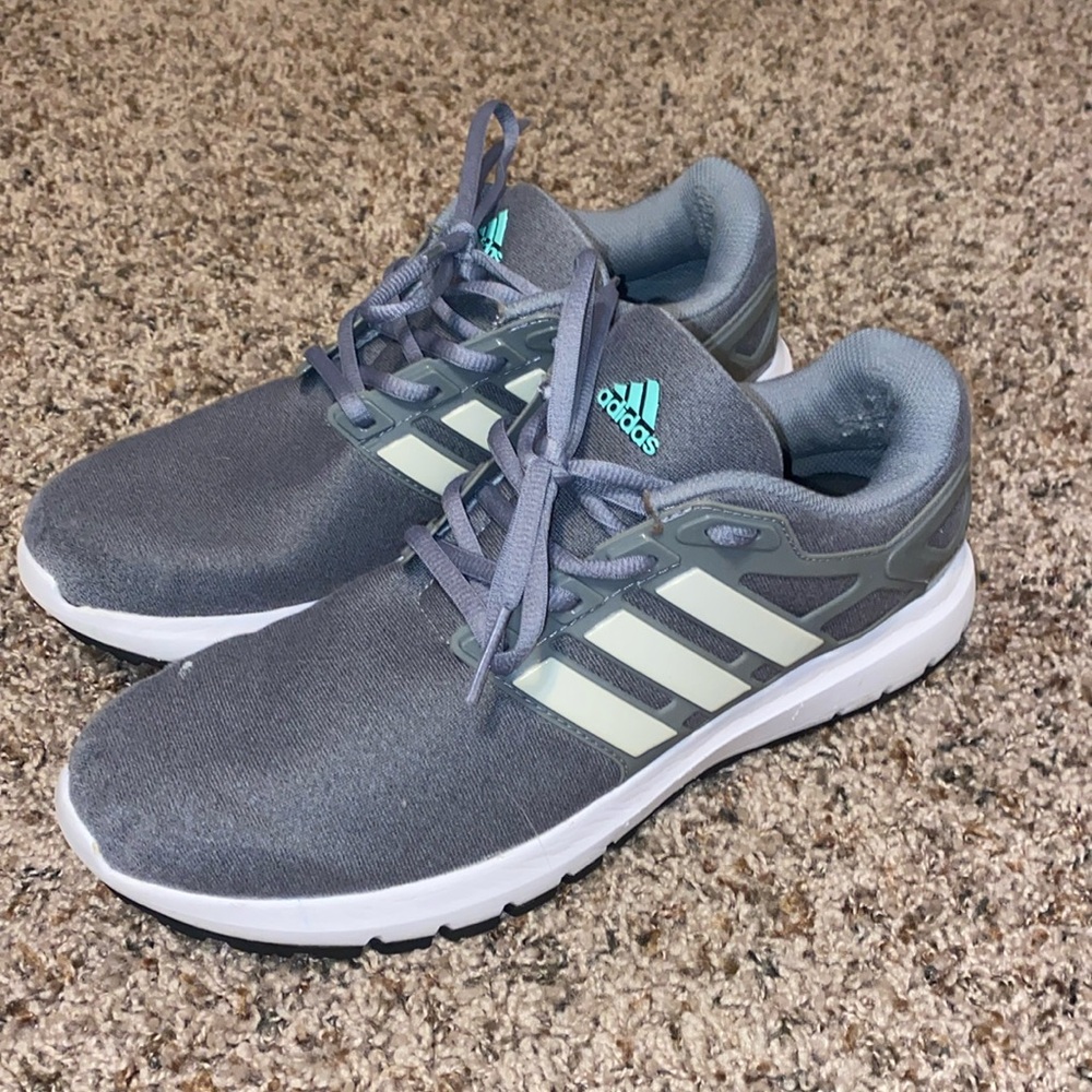 Grey Adidas Tennis Shoes